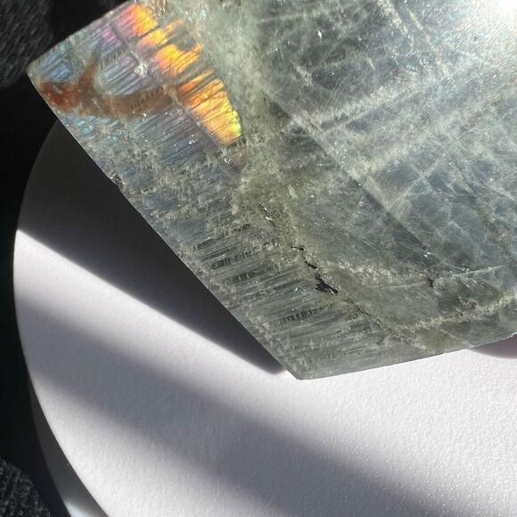 Labradorite Crystal‎ Freeform Meditation Stone (#2) - Picture 8 of 16